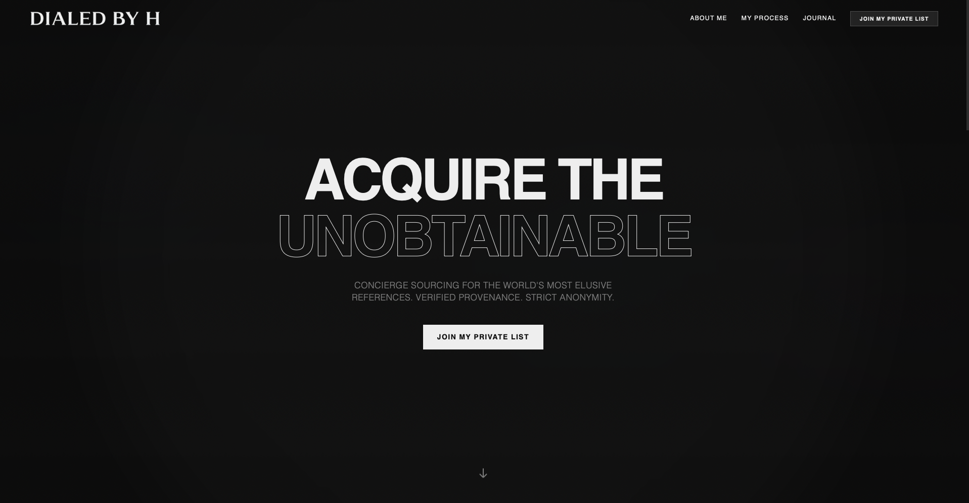 Dialed By Henry website preview